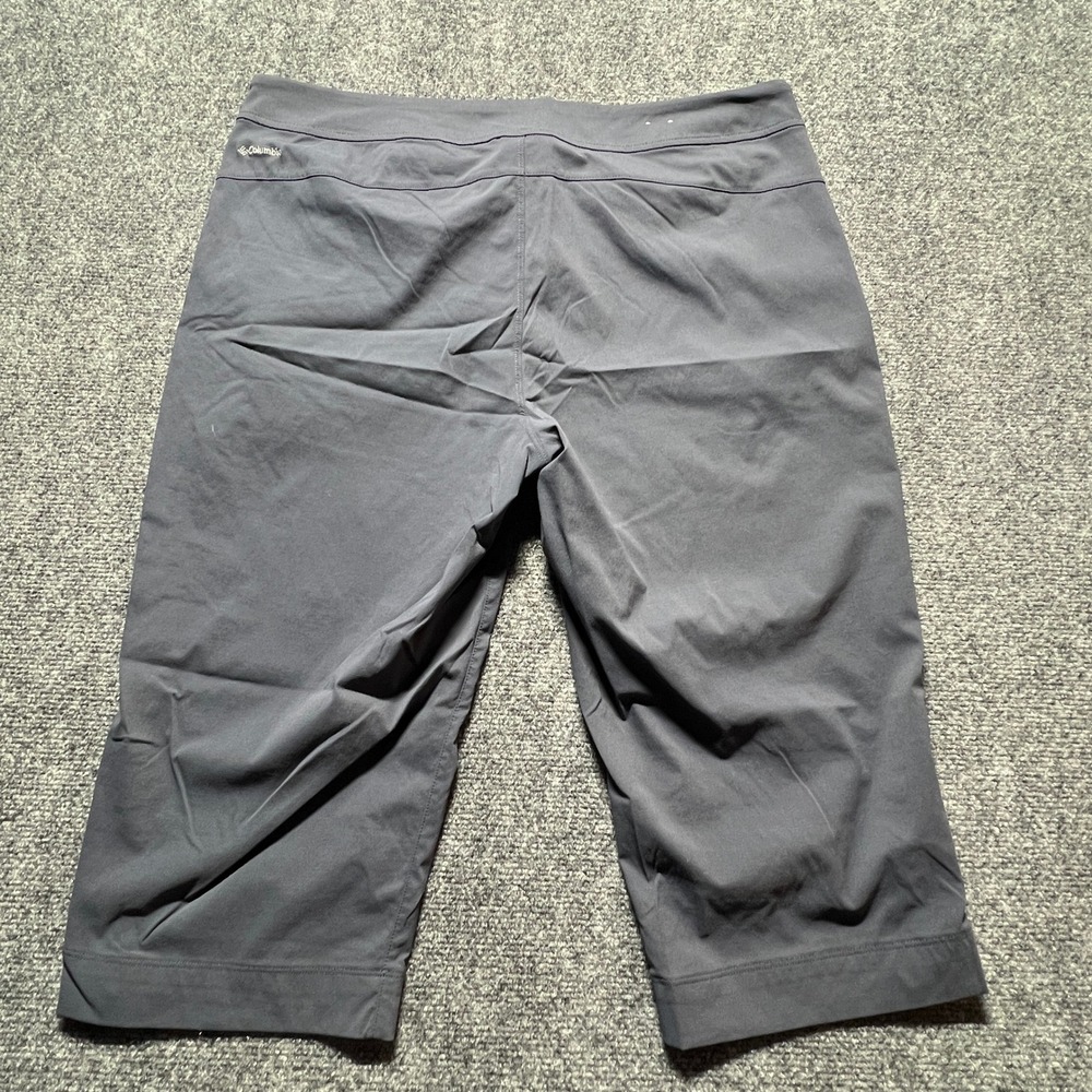 Columbia Omni-Shield Gray Capri Hiking Pants Womens 16 Outdoor Stretch Trousers - Picture 2 of 10